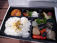 美味しそうな花見弁当